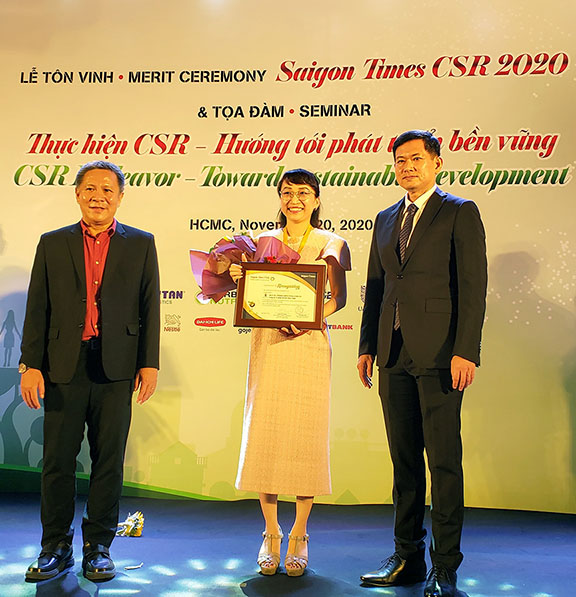 Blue Sea Group được xướng tên tại lễ tôn vinh Saigon Times CSR 2020 